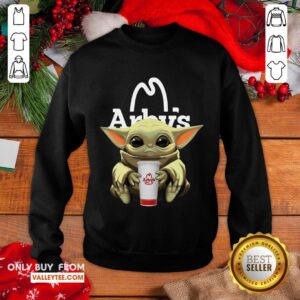 Alternative view of High Quality Baby Yoda Hug Arbys Shirt