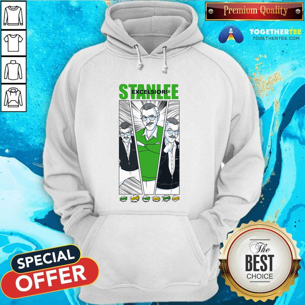 Stan Lee Comic Excelsior T-Shirt - Image 5