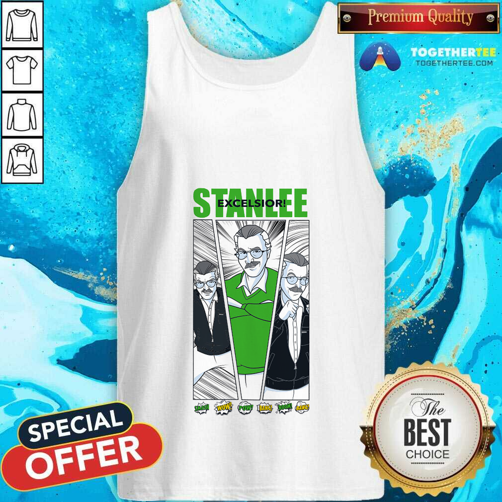 Stan Lee Comic Excelsior T-Shirt - Image 3