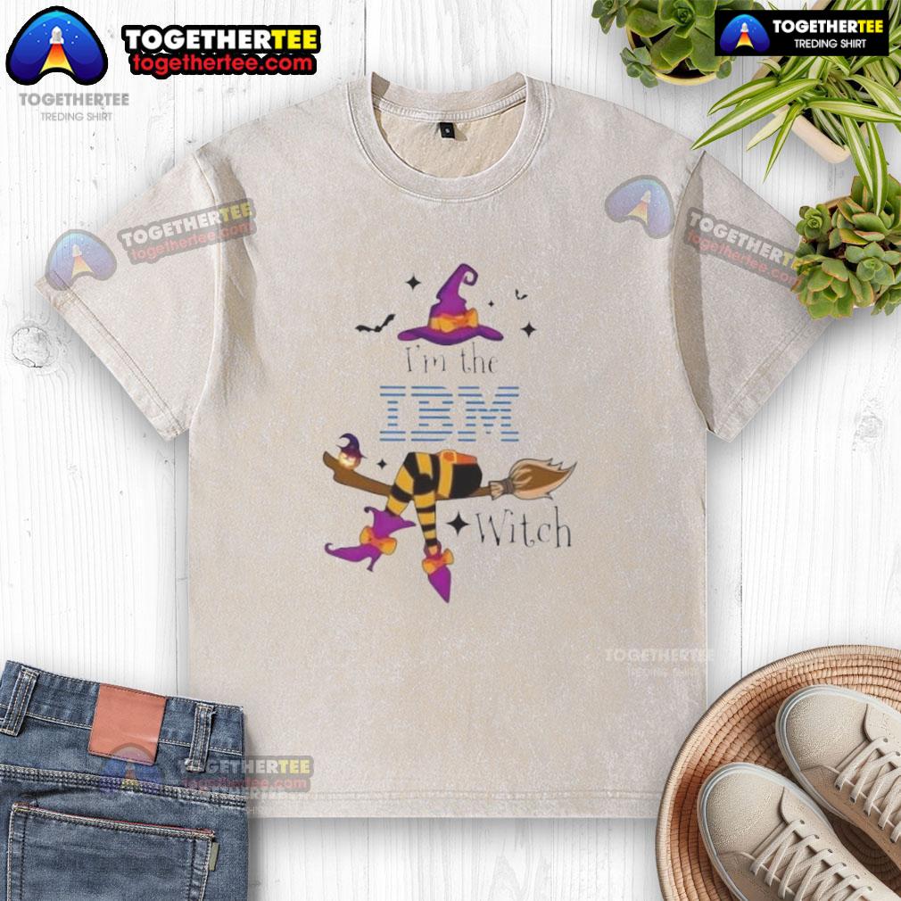 Top I'm The Ibm Witch Halloween T-Shirt - Image 6