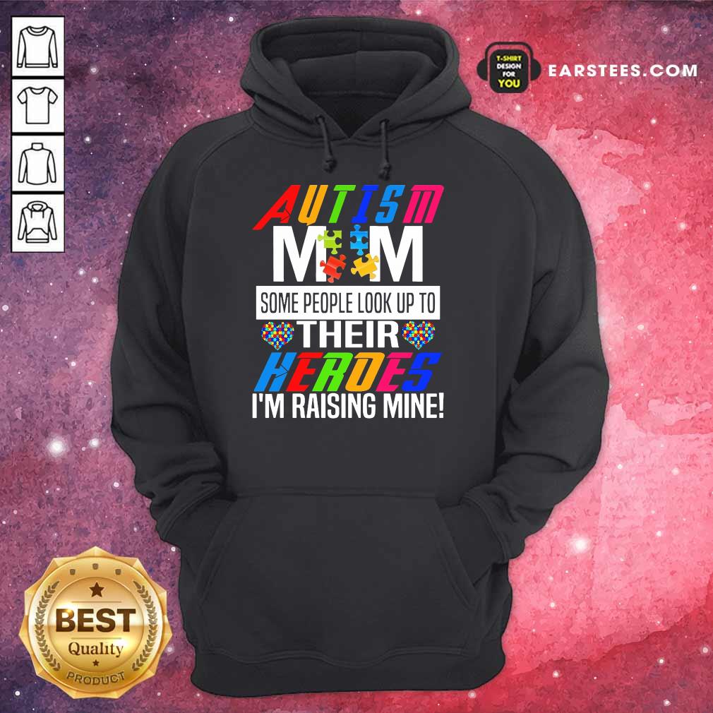 Pretty Autism Mom Some Heroes Shirt - Image 4