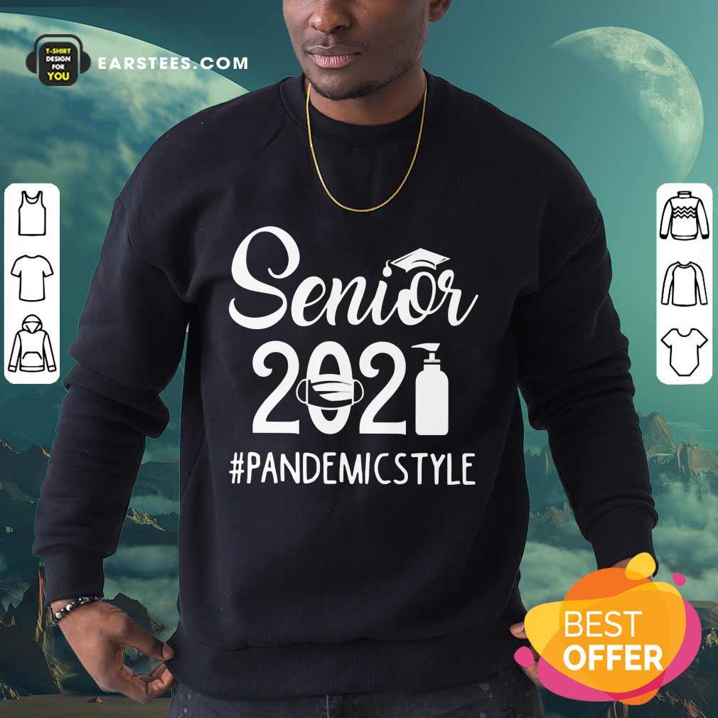 Top Seniors 2021 Pandemic Shirt - Image 3