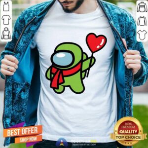 Happy Among Us Heart 2021 Valentine Shirt