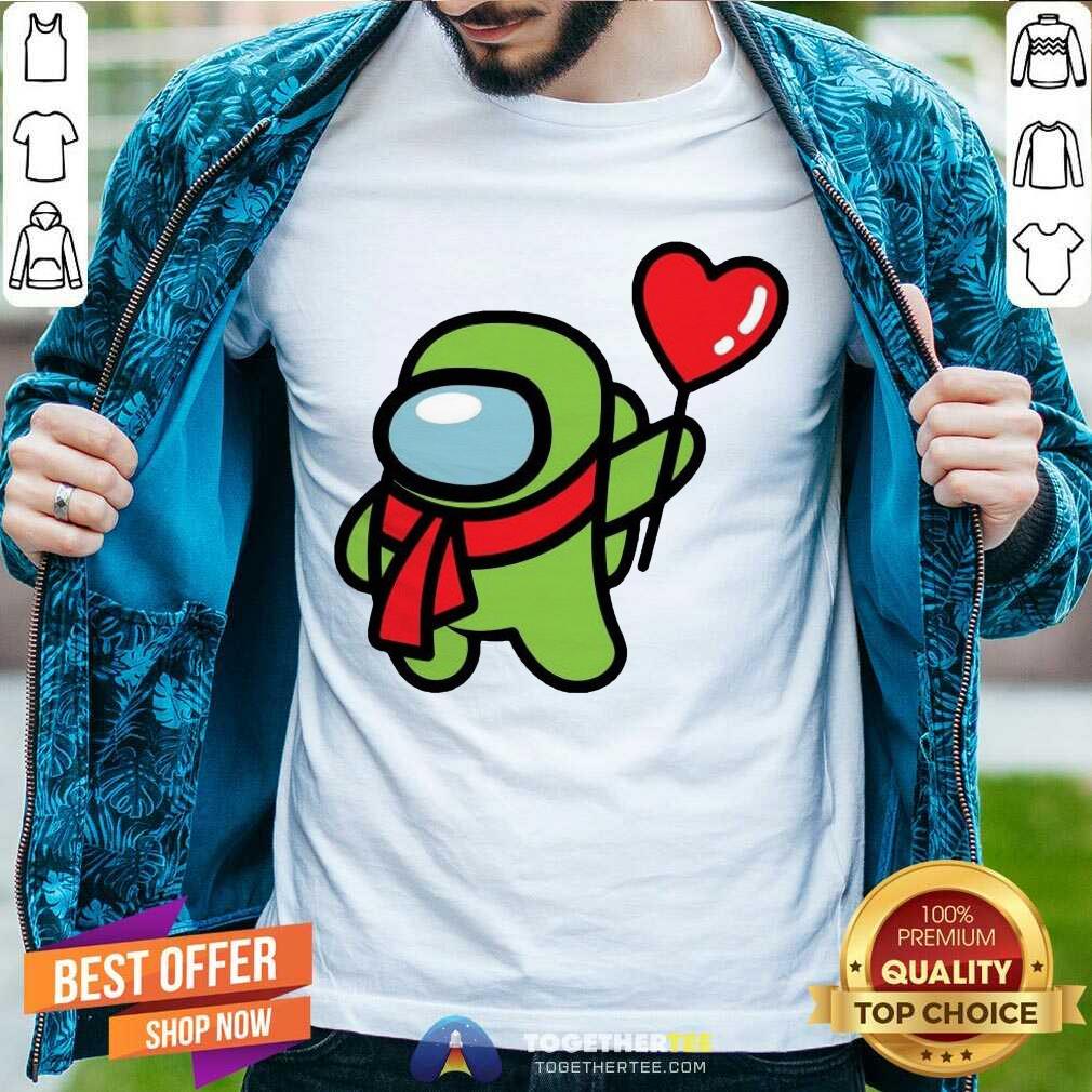 Happy Among Us Heart 2021 Valentine Shirt