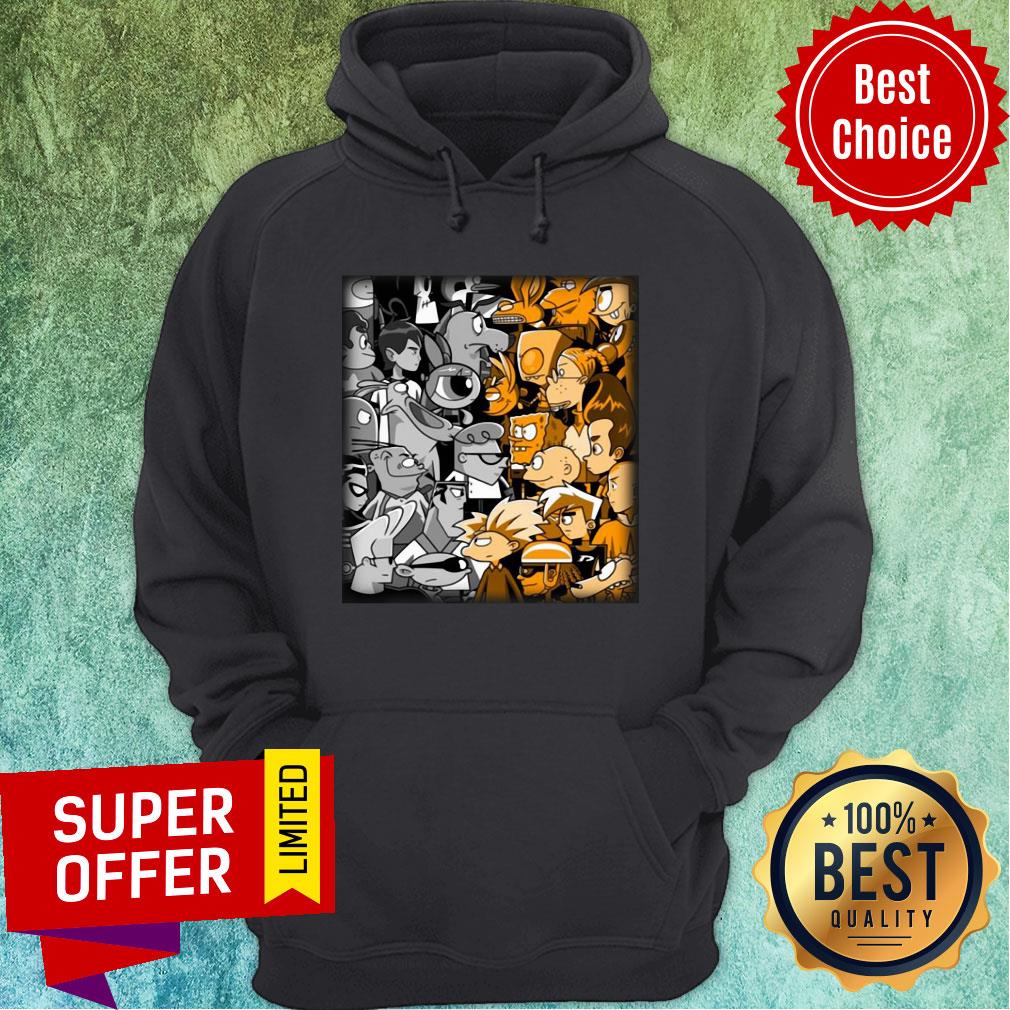 Official Cartoon Network Vs Nickelodeon Shirt - Image 2