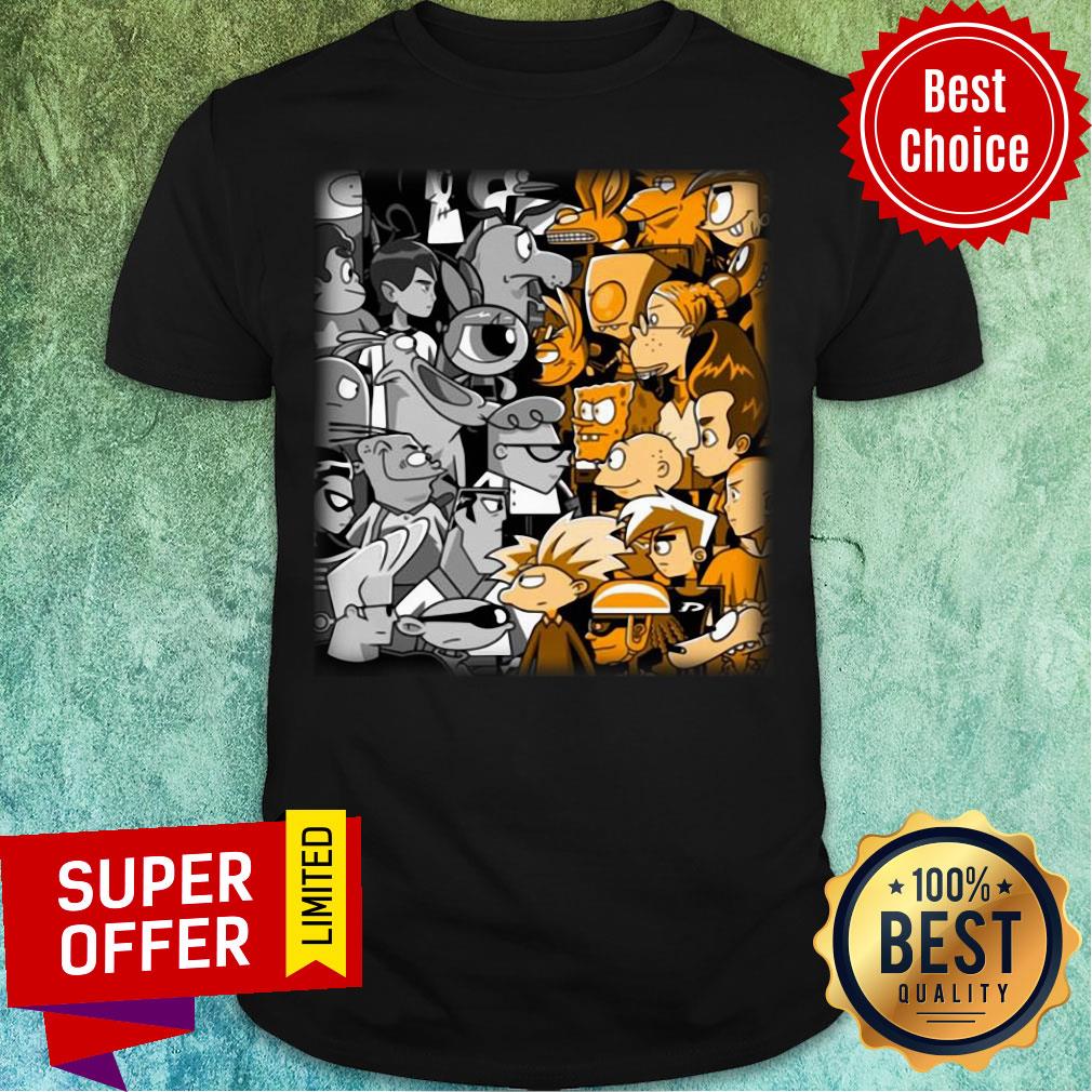Official Cartoon Network Vs Nickelodeon Shirt