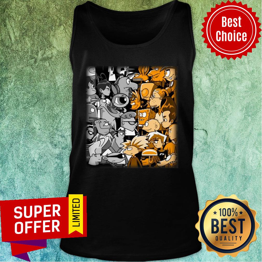 Official Cartoon Network Vs Nickelodeon Shirt - Image 4