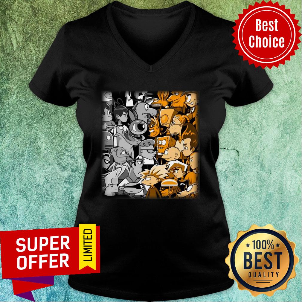 Official Cartoon Network Vs Nickelodeon Shirt - Image 3