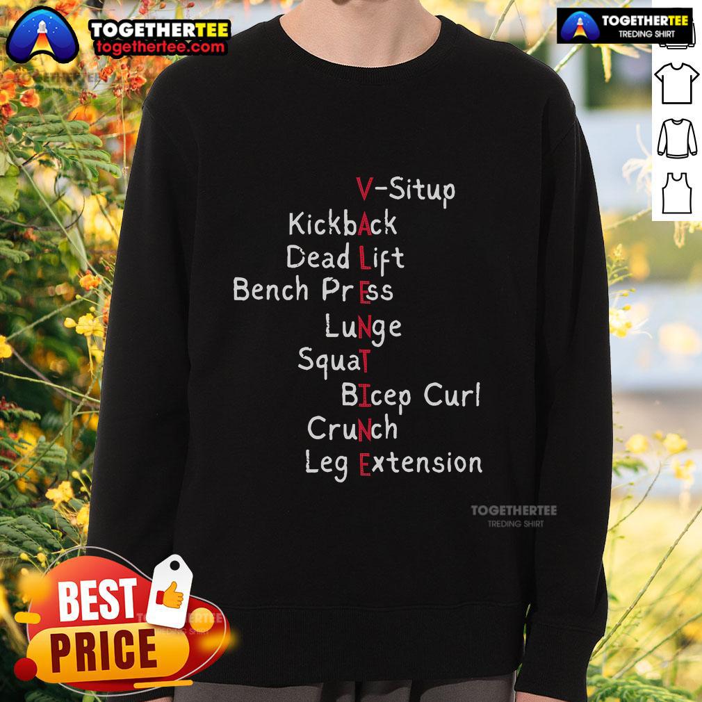Pretty A Valentines Day Gym Workout Exercises T-Shirt - Image 5