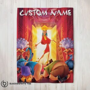 Top Cute Good Disney Cartoon The Emperor's New Groove Blanket Fleece Customized Blanket