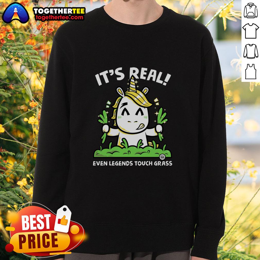 Official Even Legends Touch Grass T-Shirt - Image 5