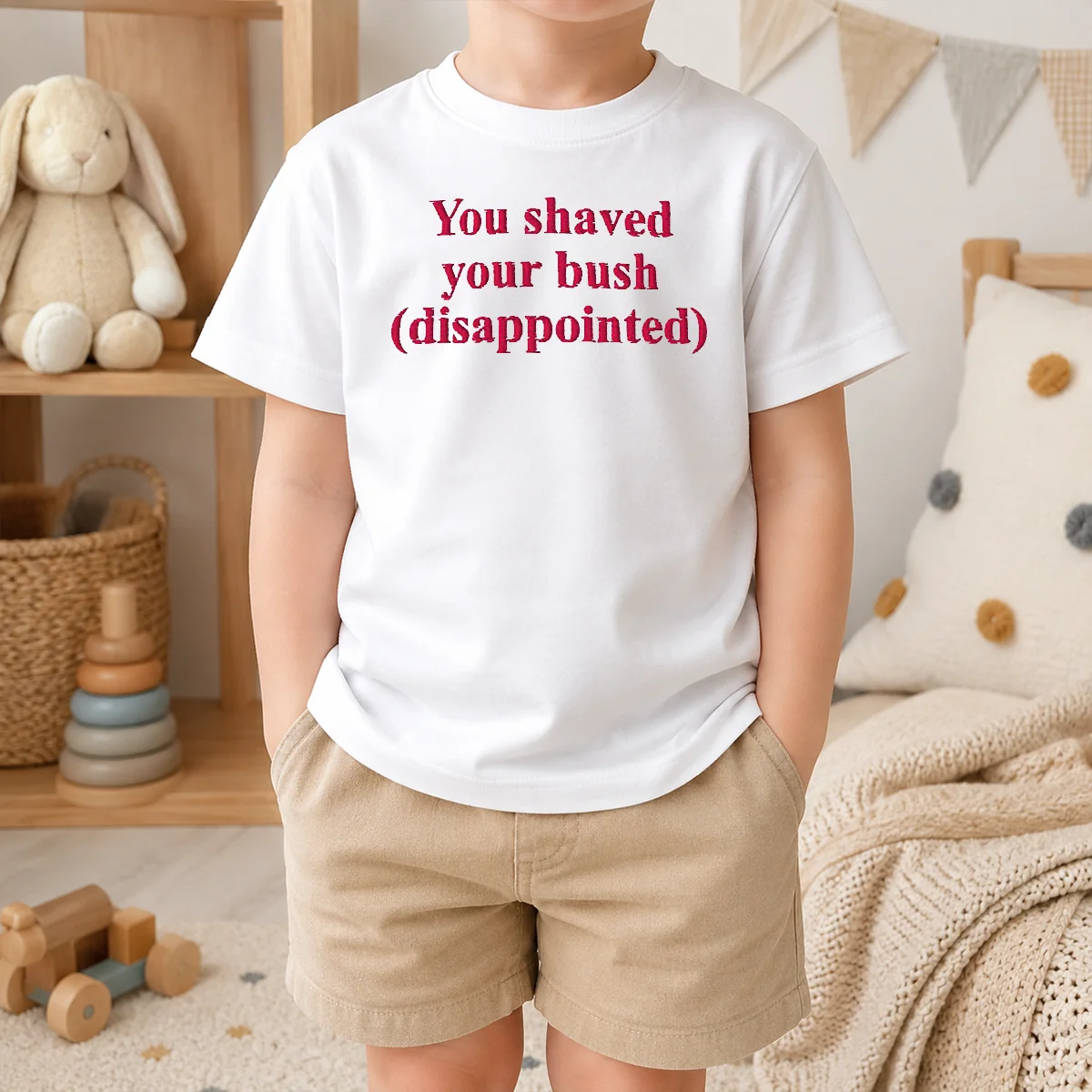Good Pretty You Shaved Your Bush Disappointed Shirt - Image 9