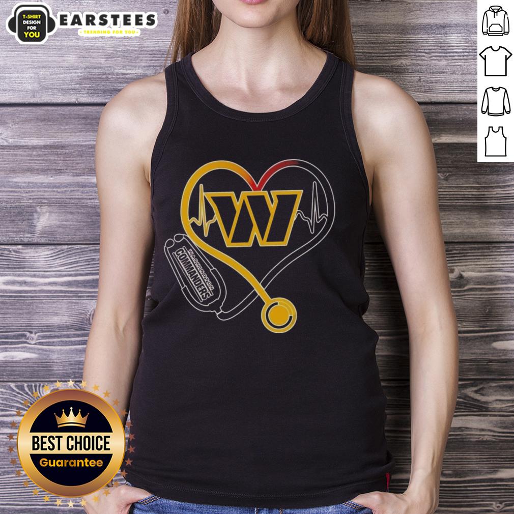 Awesome Nurse Love Washington Commanders T-Shirt - Image 4