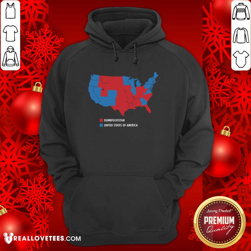 Great Usa And Dumbfuckistan Democrats 2020 Election Map Shirt - Image 4