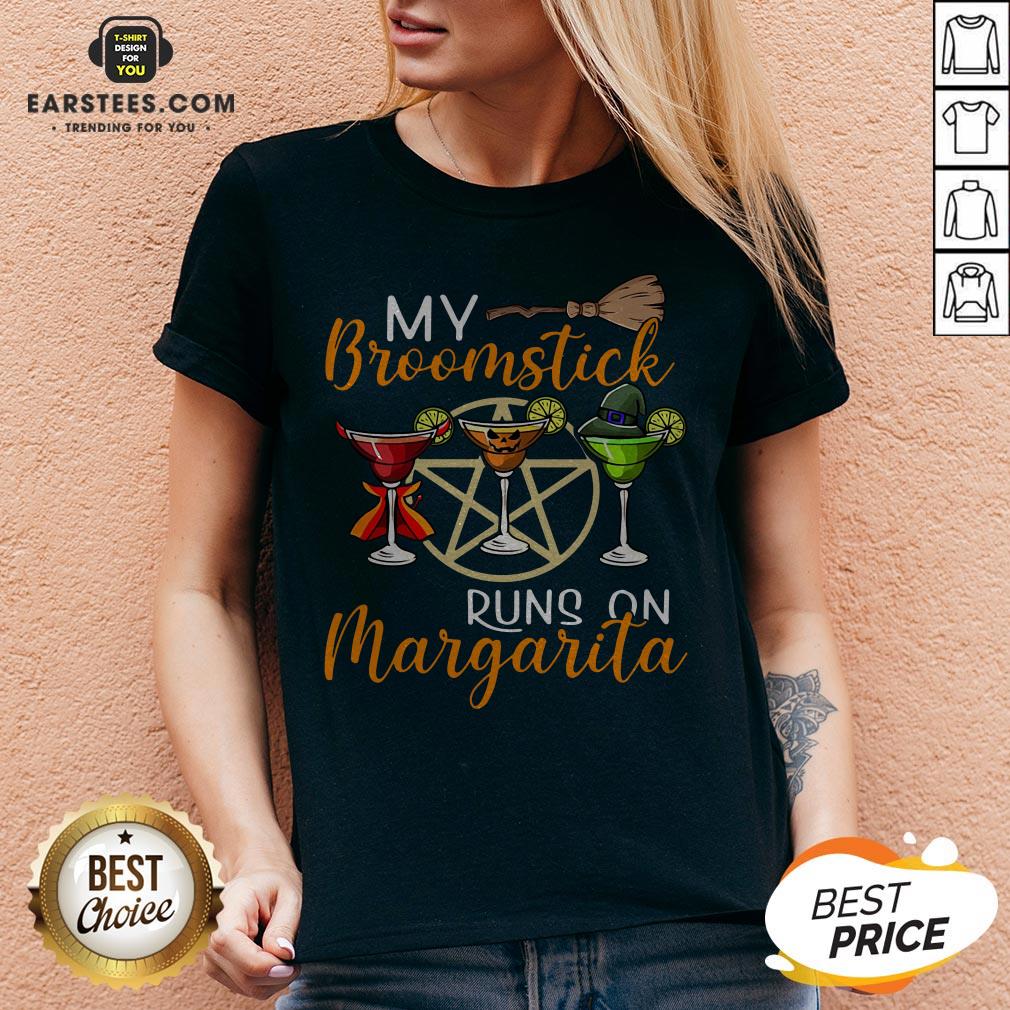 Wines My Broomstick Runs On Margarita Supernatural Halloween Shirt - Image 4