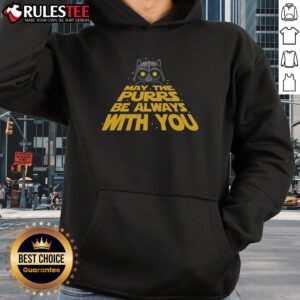 Alternative view of Cute May The Purrs Be Always With You Star Wars Darth Vader Cat T-Shirt