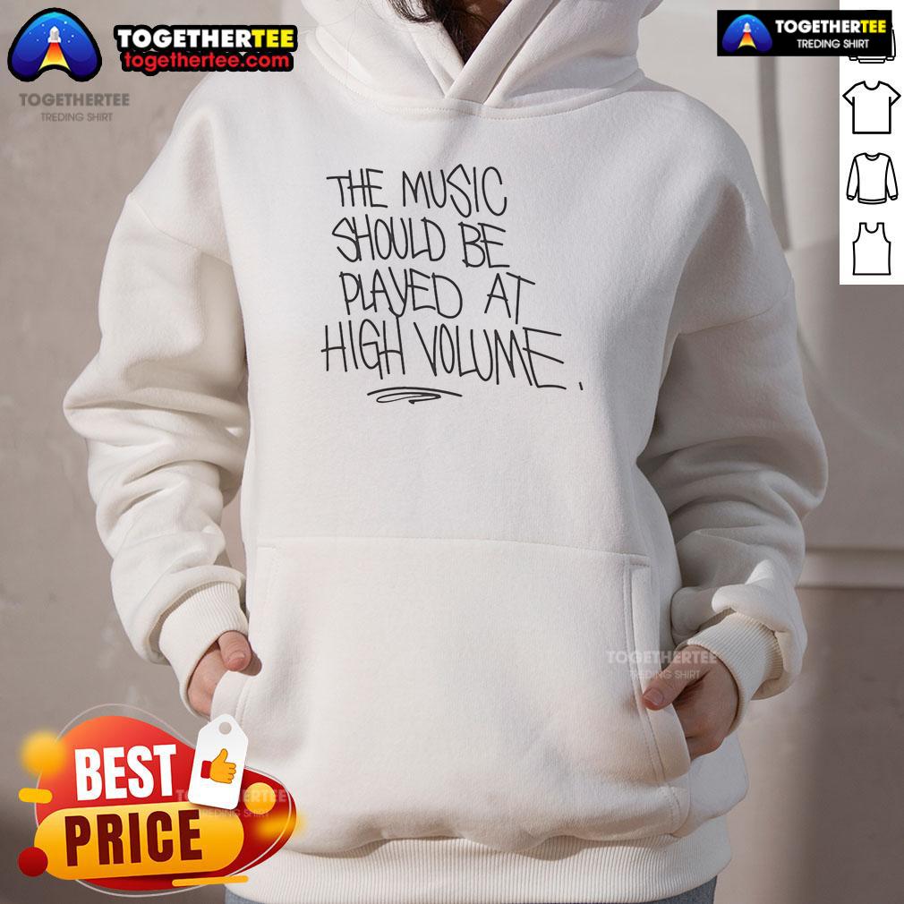 Premium Sleeping On Gems The Music Should Be Played At High Volume T-Shirt - Image 2