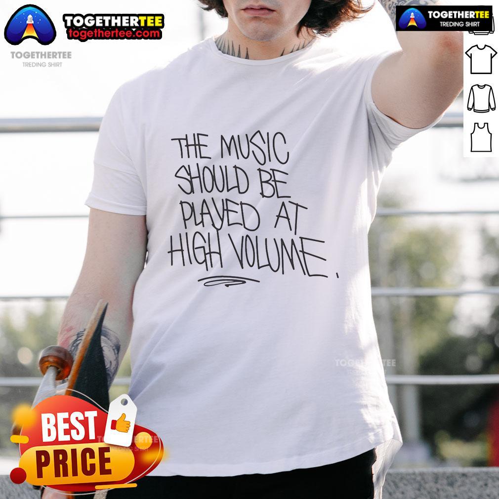 Premium Sleeping On Gems The Music Should Be Played At High Volume T-Shirt
