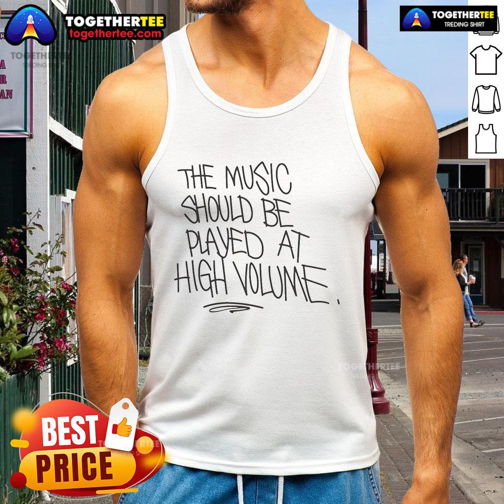 Premium Sleeping On Gems The Music Should Be Played At High Volume T-Shirt - Image 4