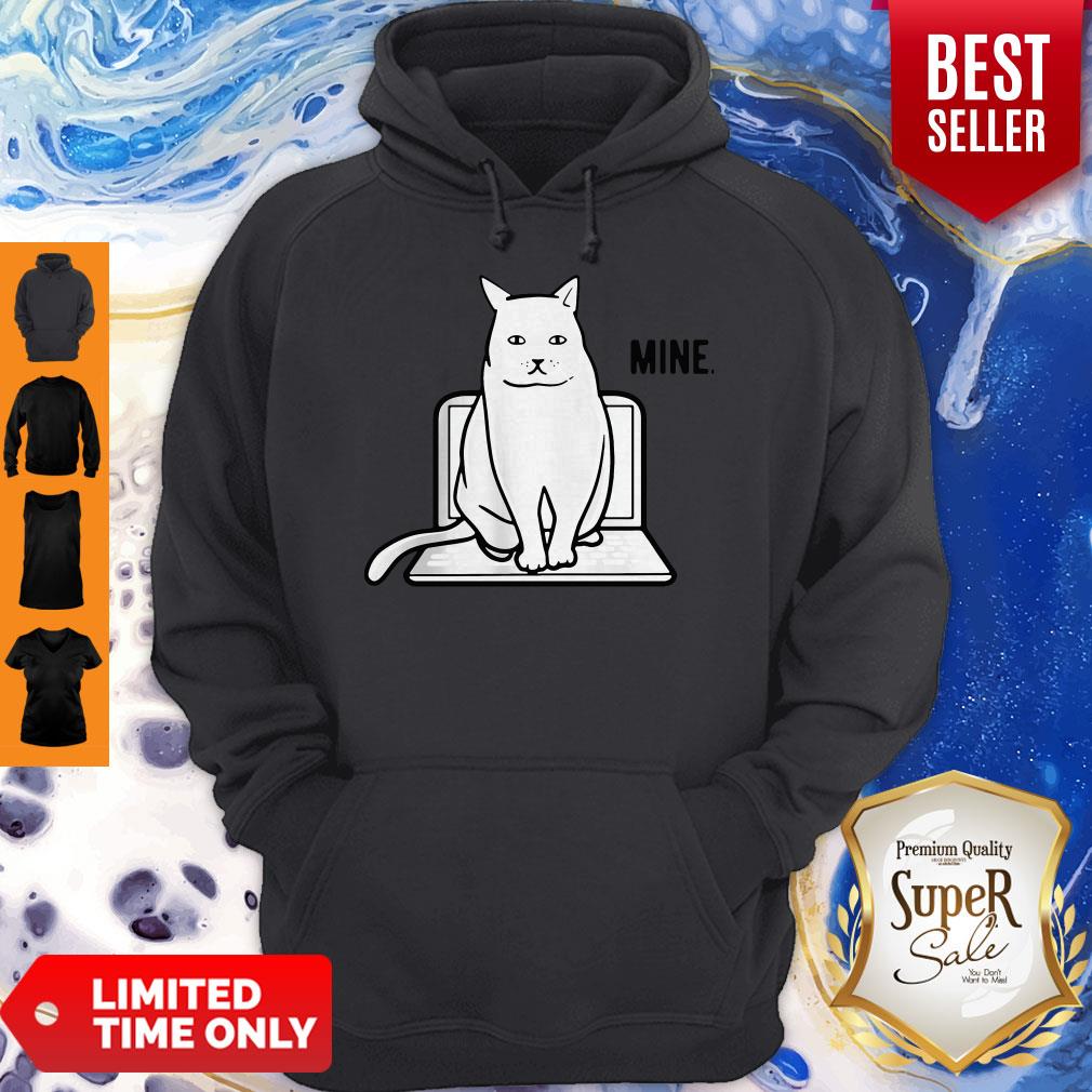 Official Mine Computer Cat Shirt - Image 2