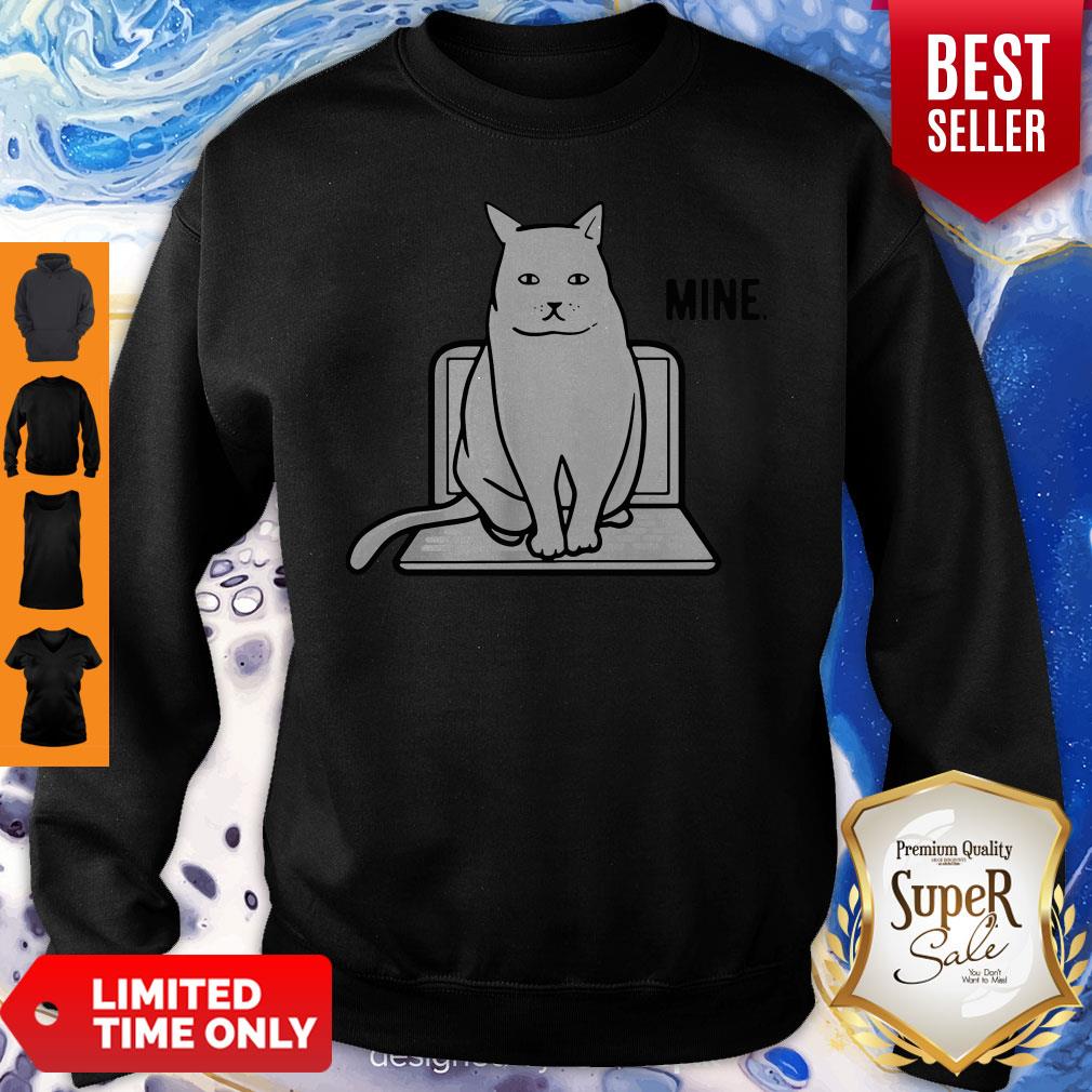 Official Mine Computer Cat Shirt - Image 5