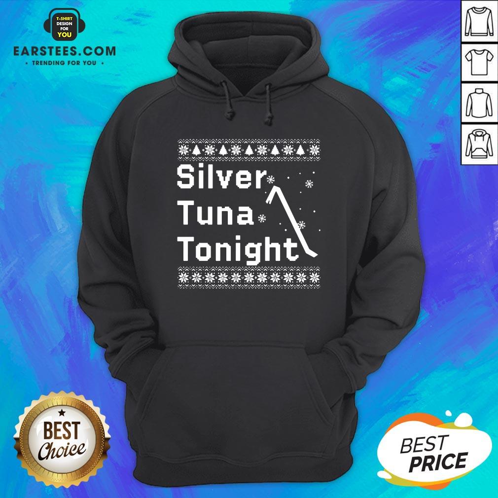 Original Silver Tuna Tonight Christmas Shirt - Image 3