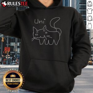 Alternative view of Good Uni Doodle Cat Art T-Shirt