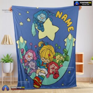 Official Rainbow Brite Sleeping On The Star Blanket Fleece Customized Blanket
