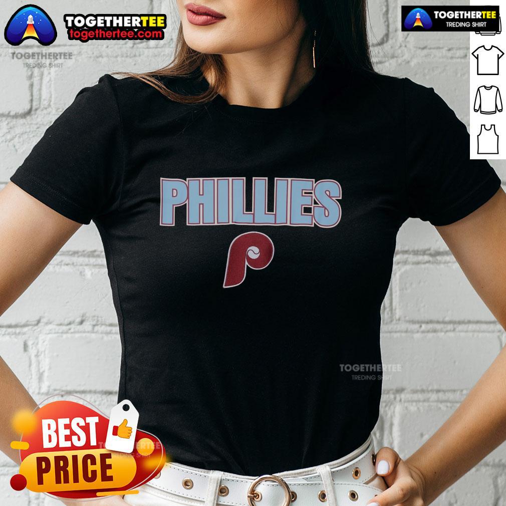 Hot Burgundy Philadelphia Phillies Throwback T-Shirt - Image 3