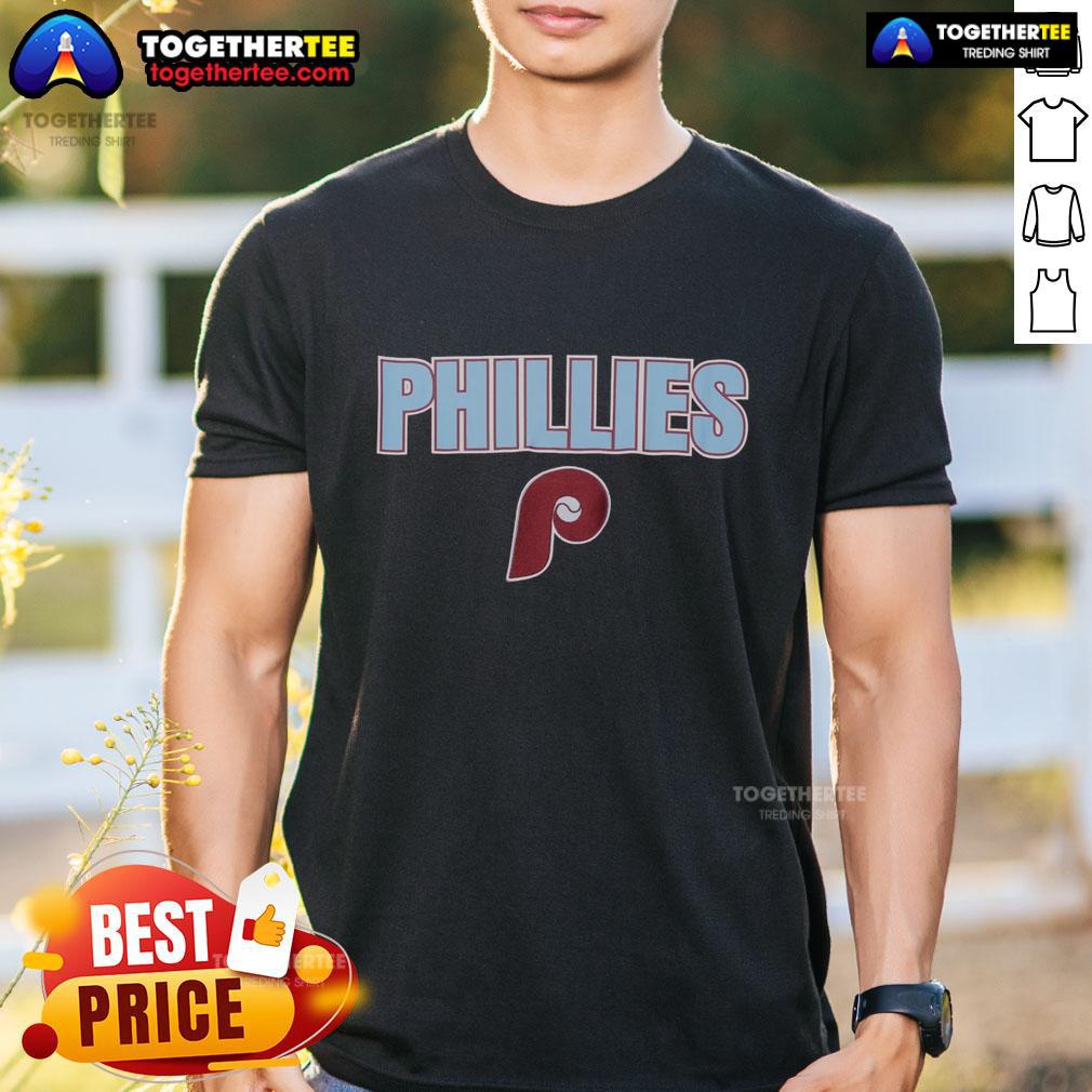 Hot Burgundy Philadelphia Phillies Throwback T-Shirt