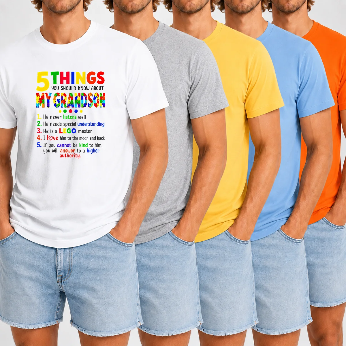 Awesome 5 Things You Should Know About My Grandson Shirt