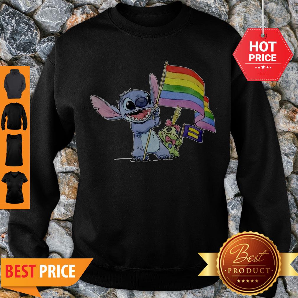 Awesome Stitch Support LGBT And Human Rights Love Wins Shirt - Image 2