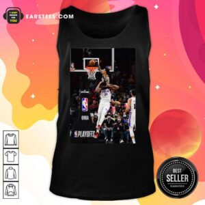 Alternative view of John Collins Dunk Over Joel Embiid Shirt