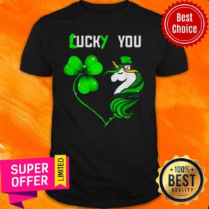 Official St. Patrick’s Day Unicorn Shamrock Lucky You Shirt