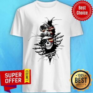 Granda Skull Ripper America Flag Shirt