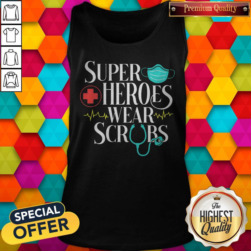 Top Official Super Heroes Wear Scrubs Shirt - Image 5