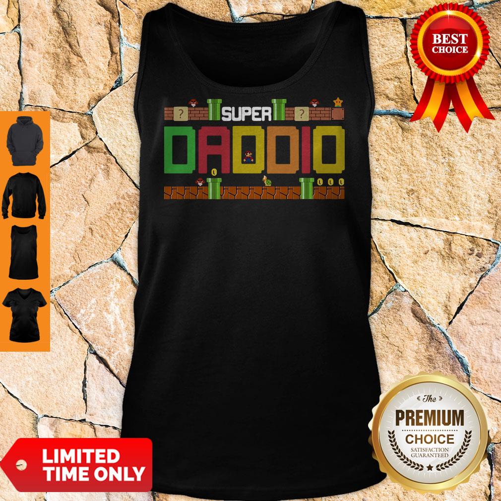 Nice Super Daddio Mario Shirt - Image 5