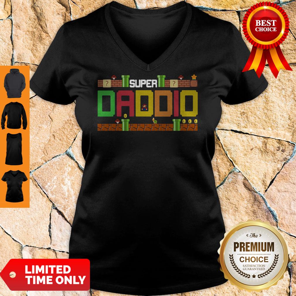 Nice Super Daddio Mario Shirt - Image 4