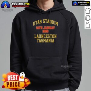 Alternative view of Original Foo Fighters 24th January 2026 Utas Stadium T-Shirt