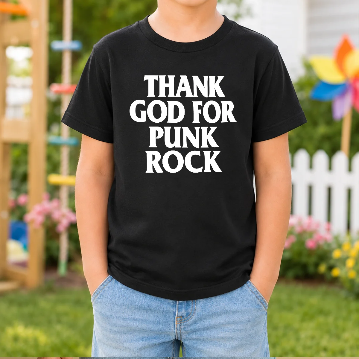 Pretty Thank God For Punk Rock Music Lover Band Shirt - Image 9