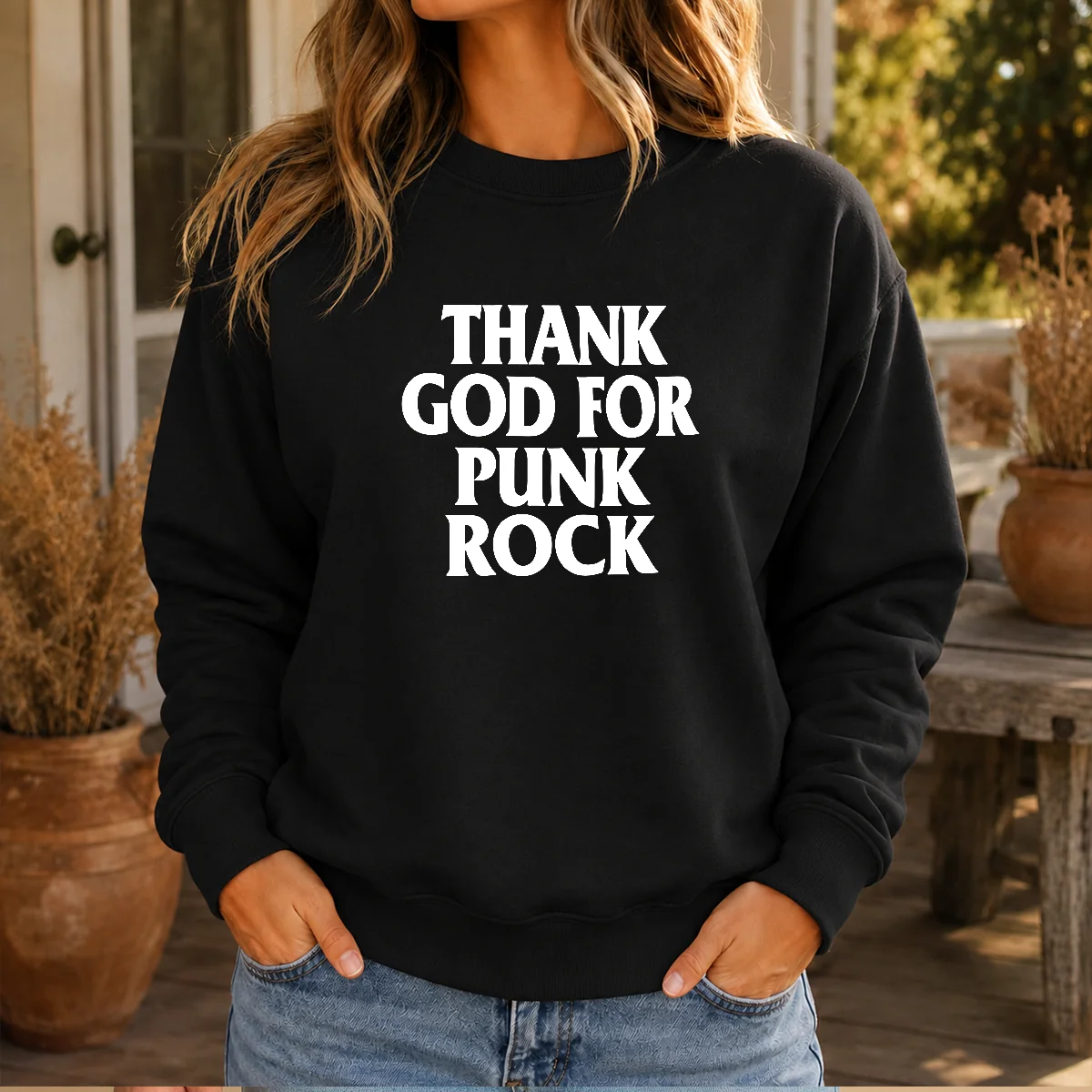 Pretty Thank God For Punk Rock Music Lover Band Shirt - Image 7