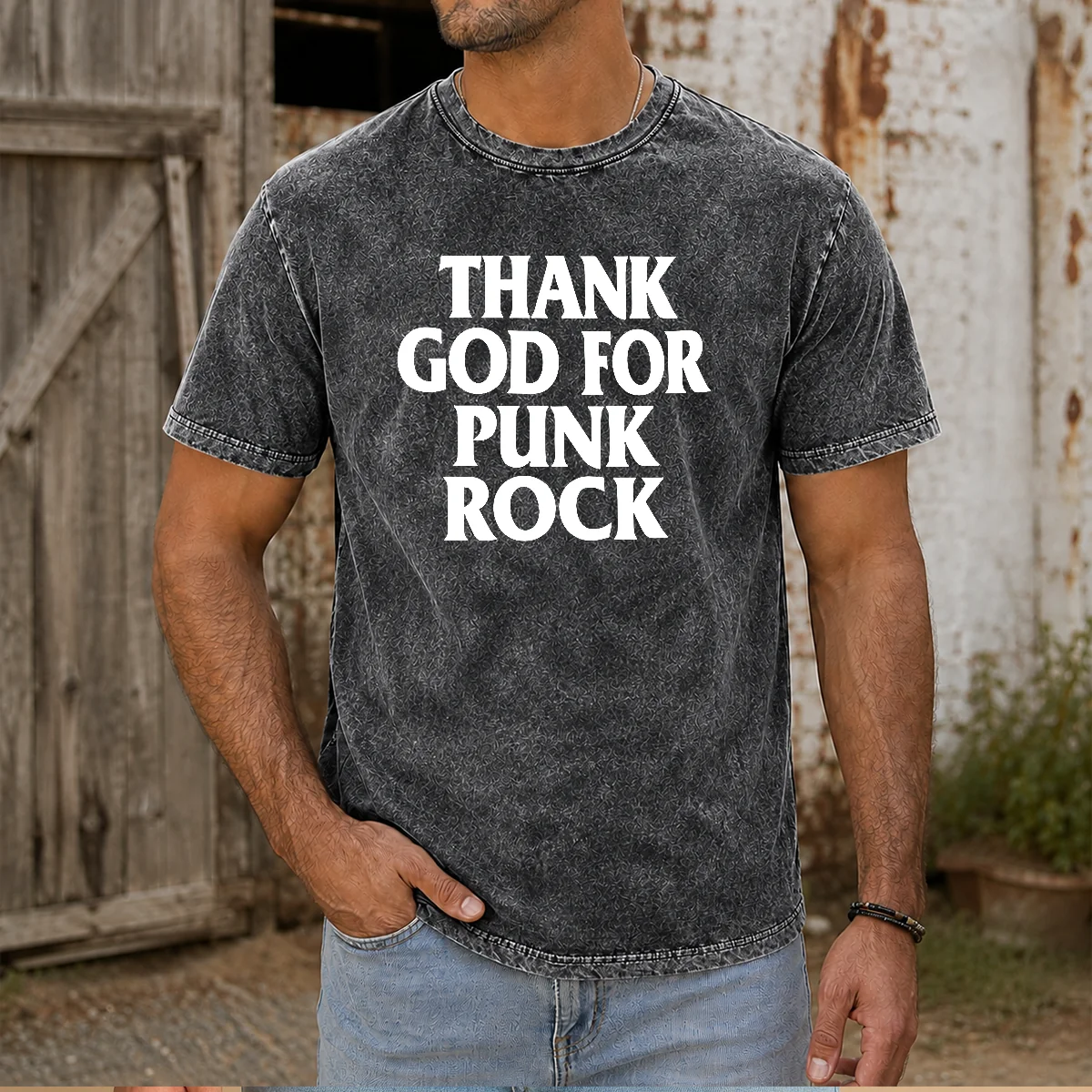 Pretty Thank God For Punk Rock Music Lover Band Shirt - Image 8