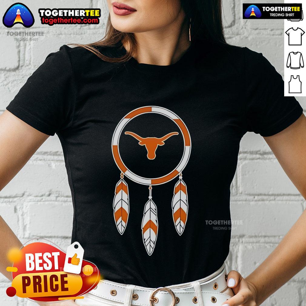 Top 2025 Native American X Texas Longhorns T-Shirt - Image 3