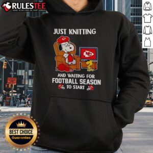 Alternative view of Awesome Kansas City Chiefs Just Knitting And Waiting For Football Season To Start T-Shirt