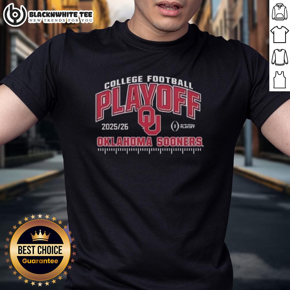 Good Oklahoma Sooners Football College Football Playoff 2025 26 T-Shirt