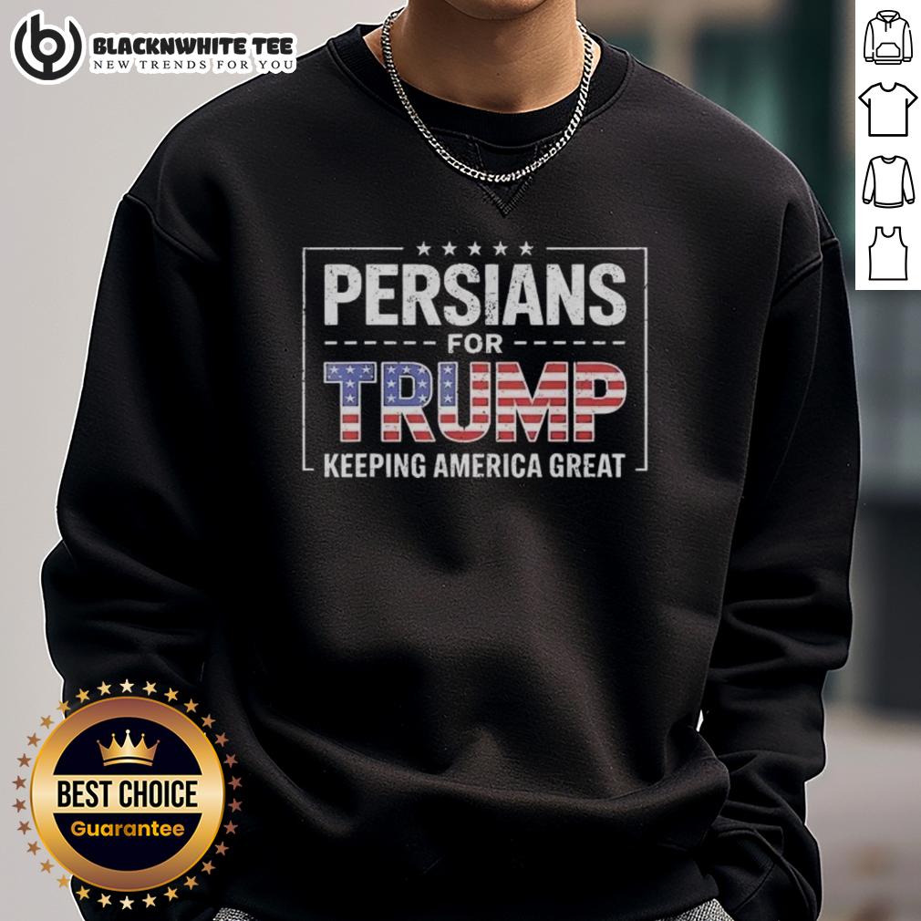 Good Persians For Trump Keeping America Great Retro T-Shirt - Image 5