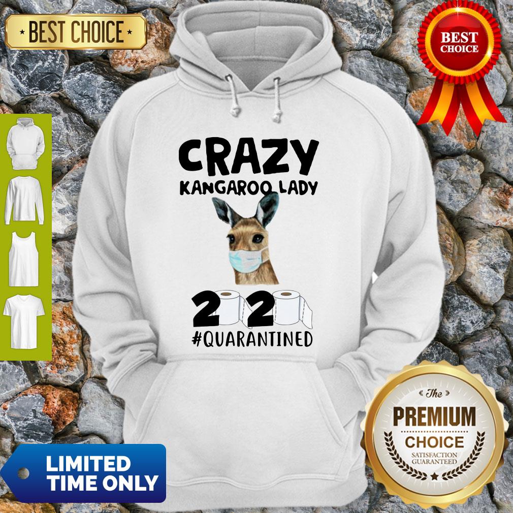 Original Crazy Kangaroo Lady 2020 Quarantined Shirt - Image 4