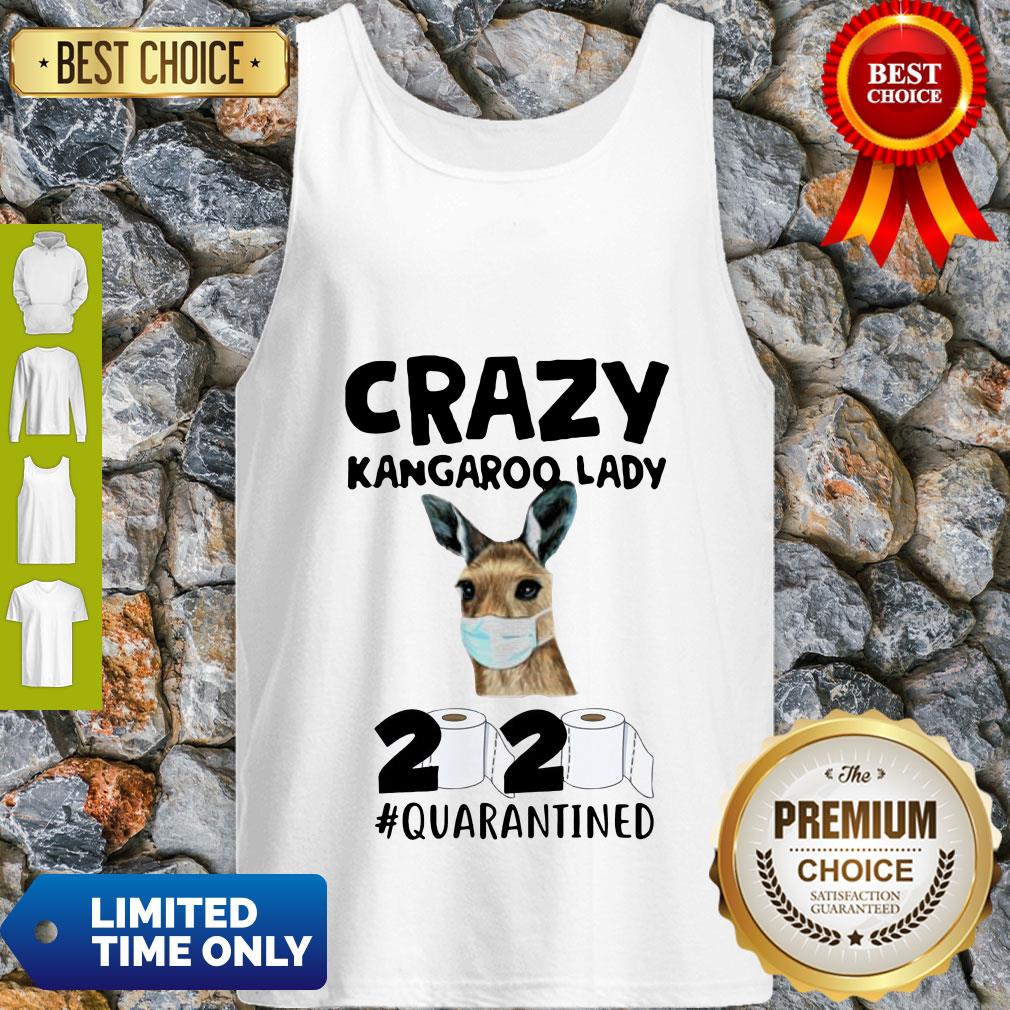 Original Crazy Kangaroo Lady 2020 Quarantined Shirt - Image 3