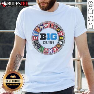 Nice Big Ten Est 1896 Teams Logo T-Shirt