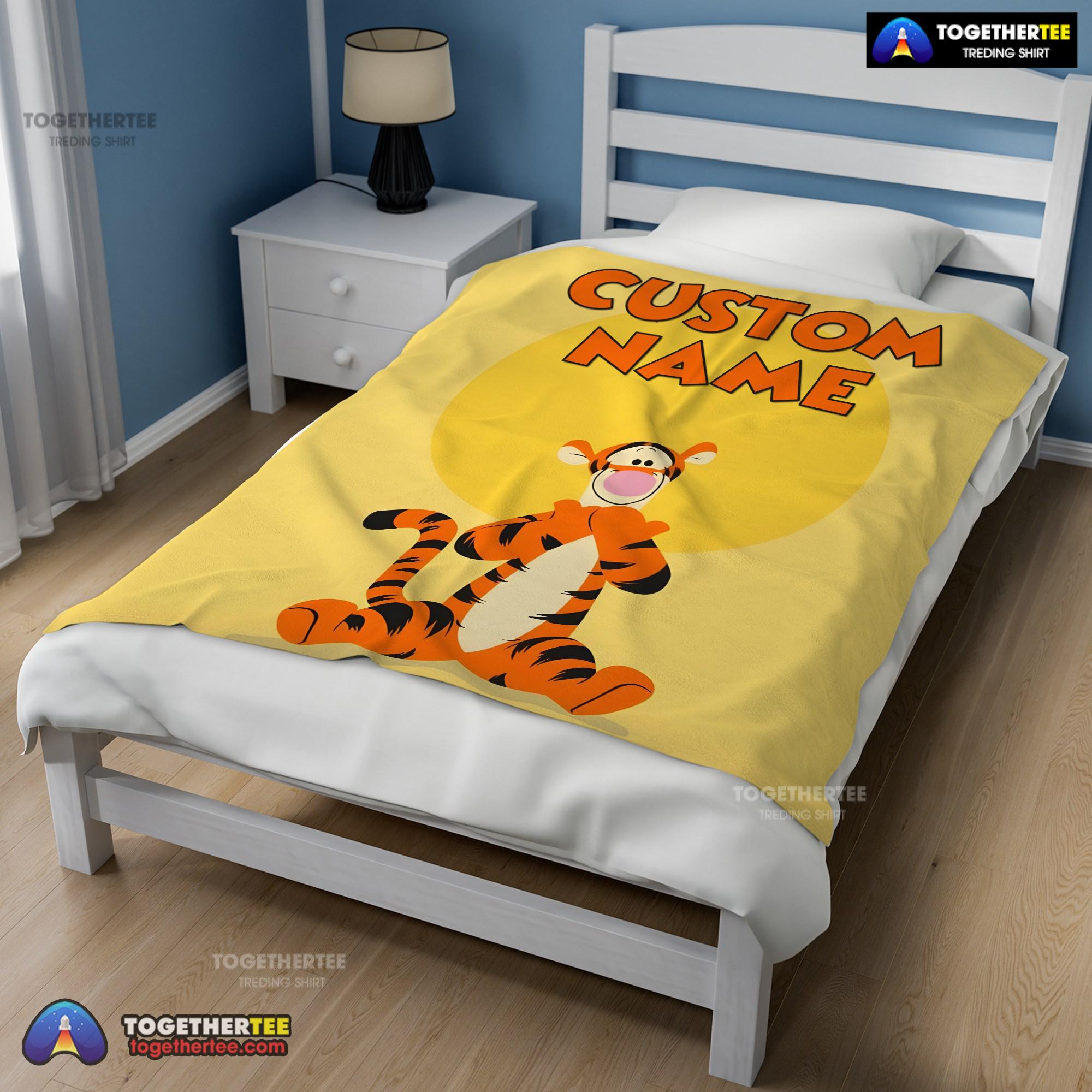 Official Winnie The Pooh Tigger Blanket Fleece Customized Blanket - Image 2